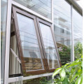 Double Panels Aluminum Awning Window Aluminum Top Hung Window